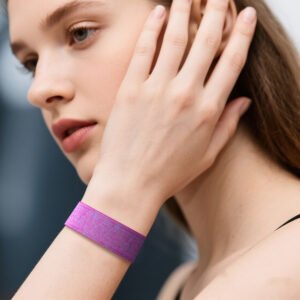 Sports Bracelet Watch Strap Geometric Woven Strap