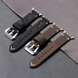 Series Men's Leather Watch Band