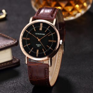 Fashionable Rose Gold Roman Digital Belt Couple Student Belt Watch Factory Direct Sales