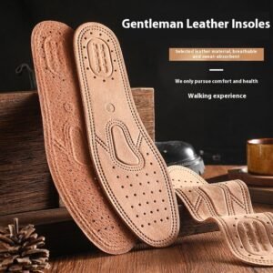 Sweat Absorbing And Deodorant Breathable Pigskin Insole