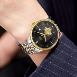 Waterproof Transparent Bottom Business Men's Mechanical Watch