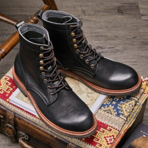Spring And Autumn Retro Antique Thickened Martin Boots