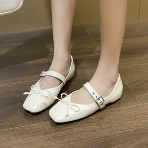 Mary Jane Women's Shoes Flat Pumps Small Leather Shoes