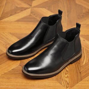 Autumn And Winter Plus Size Chelsea Boots Double Elastic