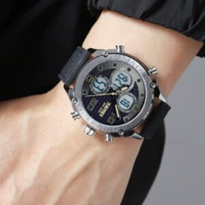 Outdoor Sports Men's Electronic Watch Dual Movement Multifunctional