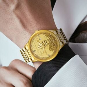 Smooth Sailing Calendar Night Light Waterproof Men's Watch