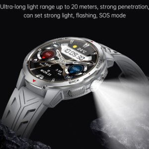 Smart Watch Compass Flashlight Large Battery Sports Record Call