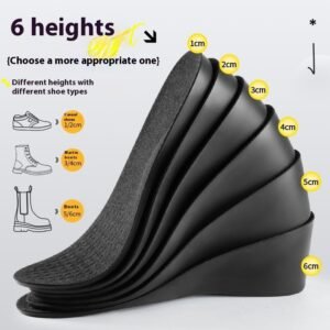 Invisible Height Increasing Insole Men's Not Tired Feet Do Not Collapse Inner Heightening Pad