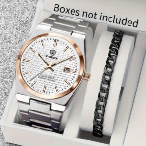 Butterfly Clasp Men's Quartz Swiss Watch