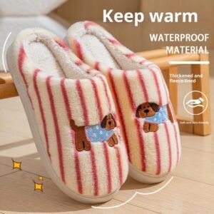 Women's Wear-resistant Soft Bottom Warm Keeping Cotton Slippers