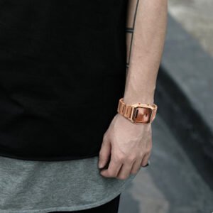 Retro Classic Business Steel Strap Electronic Watch