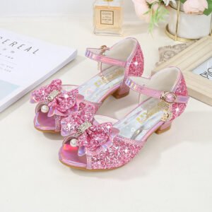 Princess Shoes For Girls New Non-slip Bow