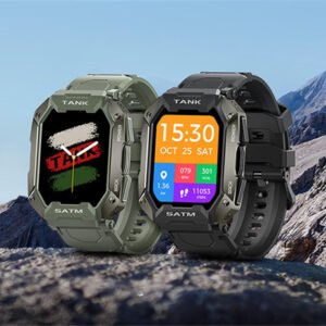 Outdoor Smart Watch 5ATM IP69K Waterproof Bluetooth