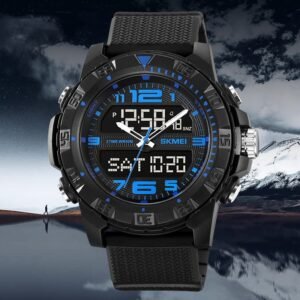 Dual Display Multifunctional Waterproof Electronic Watch Outdoor Sports