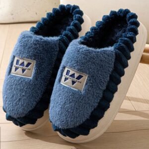 New Fleece-lined Thickened Cotton Slippers