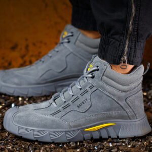 Men's Winter Plus Velvet Cotton Shoes High-top Mid-bang Velvet Warm-keeping And Cold-proof