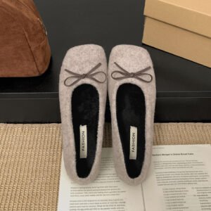 Retro French Flat Low-cut Shoes Women