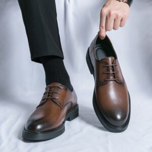 Men's British-style Korean-style Business Leather Shoes