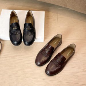 British Style Retro Round Toe Women's Loafers